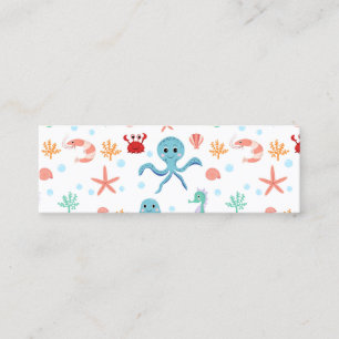 Carte D'appel Motif Sea World