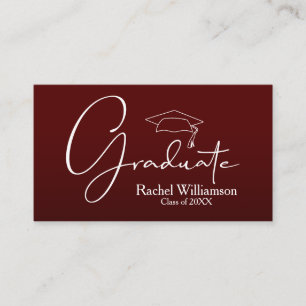 Carte D'appel Nom de la classe Détails de la classe Maroon foncé