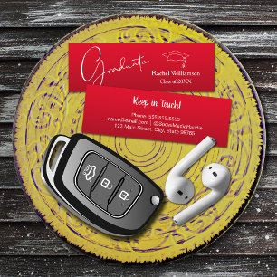 Carte D'appel Nom du diplôme Détails de la classe Rouge