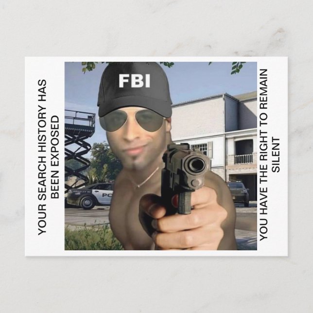 Carte d'appel Persona 5 (FBI EDITION) (Devant)