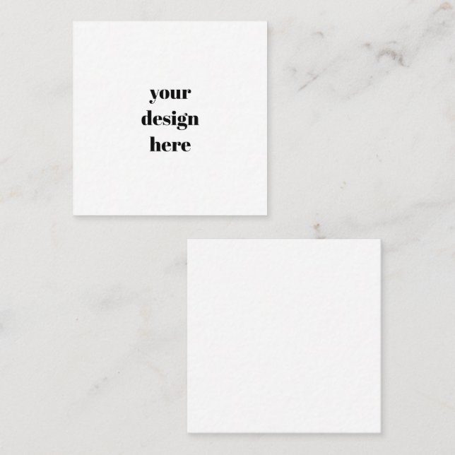 Carte D'appel Personnaliser ou Customiser (Devant / Derrière)