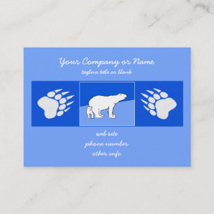 Carte D'appel Polar Bear Mom and Cub Peinture - Wildlife Art
