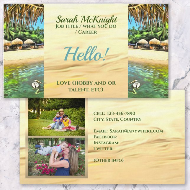 Carte d'appel River Meets Ocean 0330 (Créateur téléchargé)