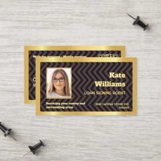 Carte D'appel 🏛️ signature d'un prêt notaire QR personnalisé