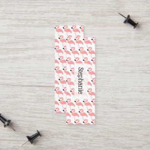 Carte D'appel Signet de conception Flamant rose