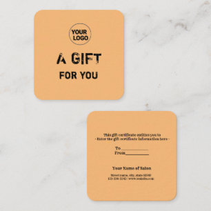 Carte D'appel simple minimum ajouter votre nom adresse texte log