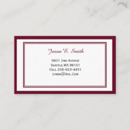 Carte d'appel standard