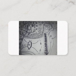 Carte D'appel style cubique yaei 