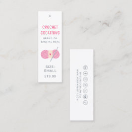 Carte D'appel Tags Crochet Vêtements Petites entreprises Prix Ta