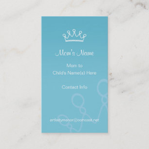 Carte D'appel Télécarte de maman - couronne bleue