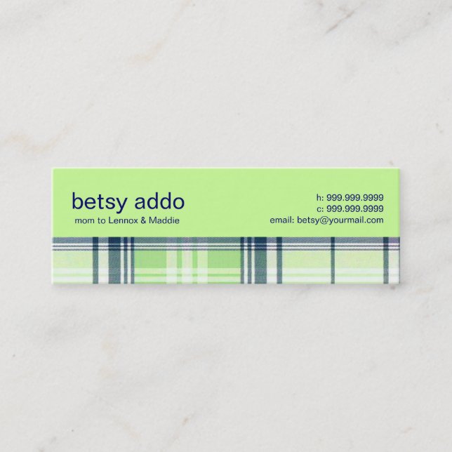 Carte D'appel Télécarte de maman de plaid (Devant)