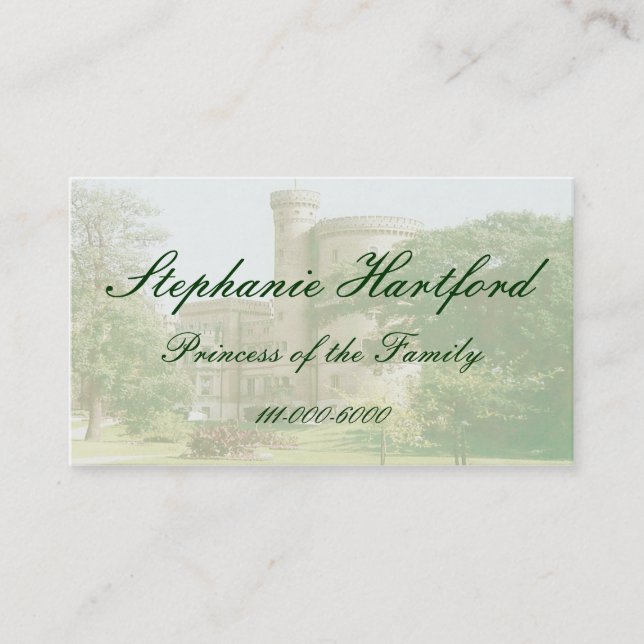 Carte D'appel Télécarte de princesse Castle (Devant)