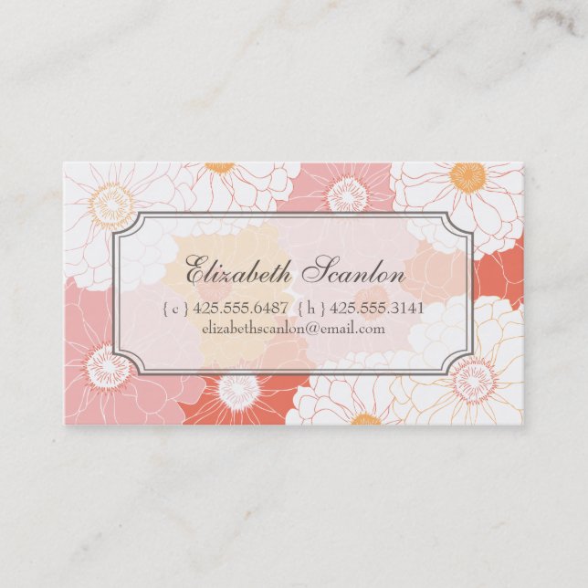 Carte D'appel Télécarte de Zinnia (Devant)