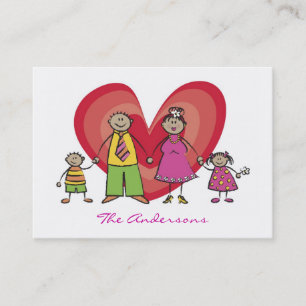 Carte D'appel Télécarte heureuse de contact de famille de band