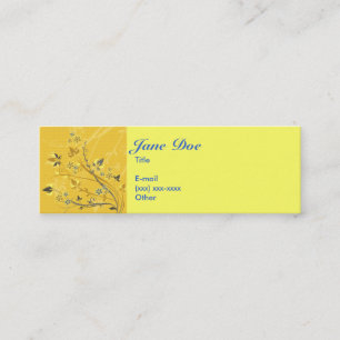 Carte D'appel Télécarte jaune mûre - customisée