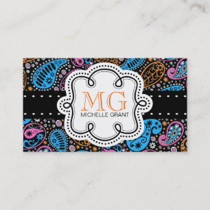 Carte D'appel Télécarte lumineuse mignonne de Paisley de