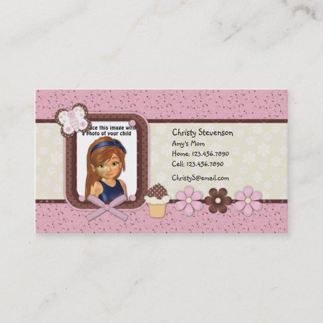 Carte D'appel Télécarte mignonne de maman (Devant)
