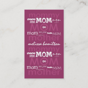 Carte D'appel Télécartes à la mode de maman