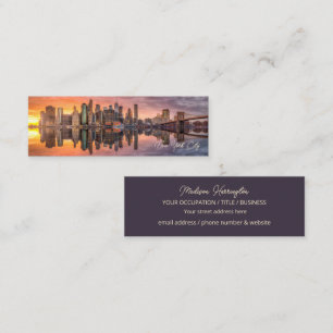 Carte D'appel Texte personnalisé New York City Skyline
