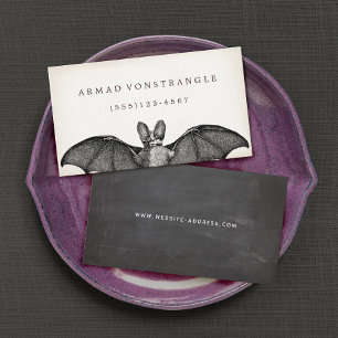 Carte d'appel Vampire Bat Halloween