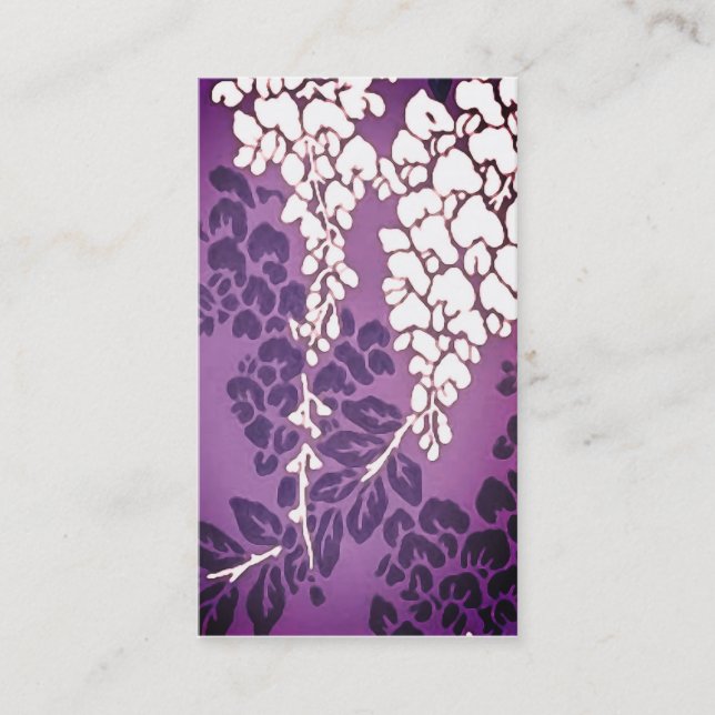 Carte d'appel Wisteria (Devant)