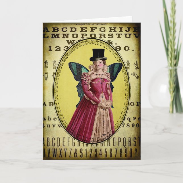 Carte Dapper Dame Greeting Card (Devant)
