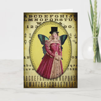 Carte Dapper Dame Greeting Card