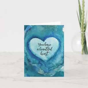 Carte d'aquarelle originale unique