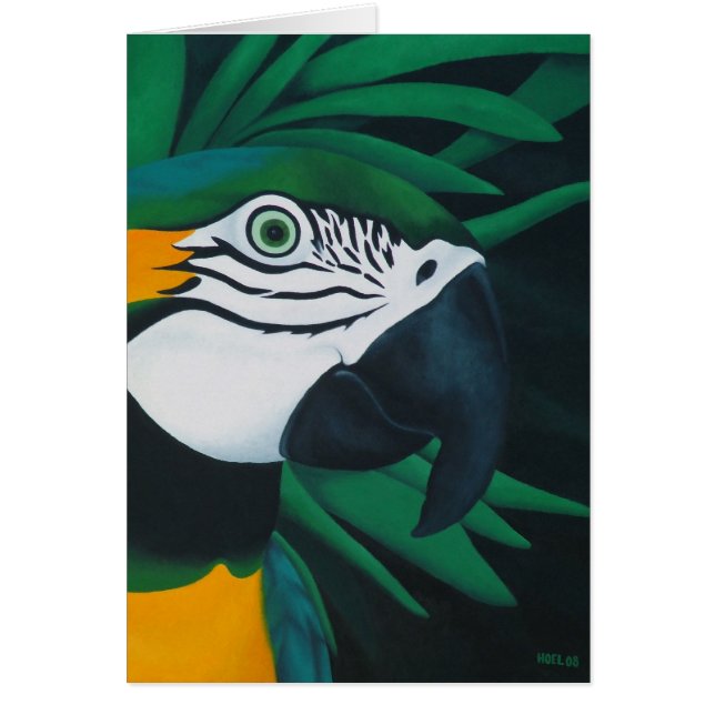 Carte d'ara (personnalisable) (Devant)