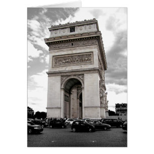 Carte d'arc de Paris