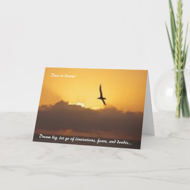 Carte Dare to Dream Card (Devant)
