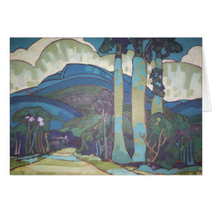 Carte d'Arman Manookian "de paysage hawaïen" -