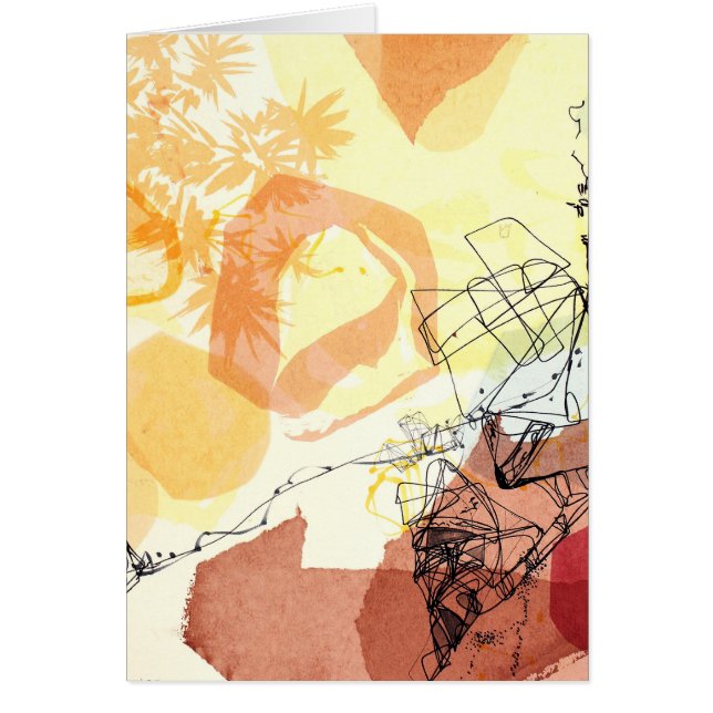 Carte d'art abstrait de chiffrement (Devant)