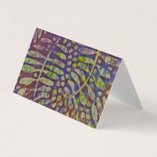 Carte d'art abstrait de pochoir d'impression de