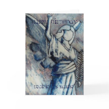 Carte d'art Anniversaire Angel Personnalisée