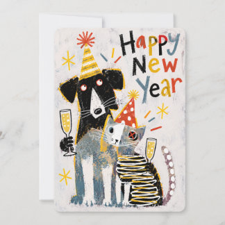 Carte d'art Bonne Année
