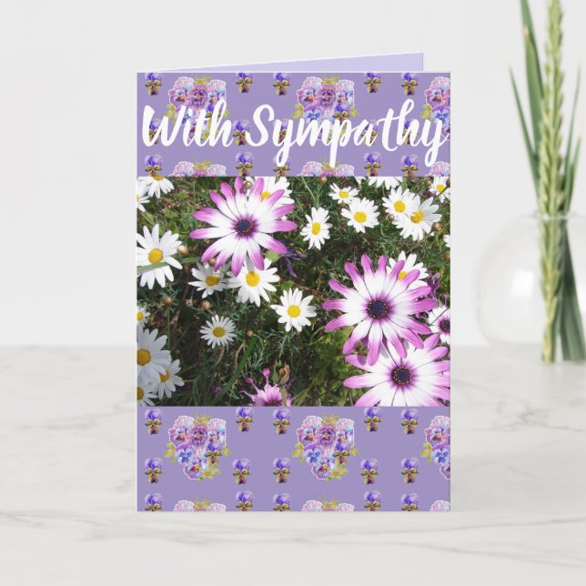 Carte d'art Congatations Florales Fleurs Roses (Devant)