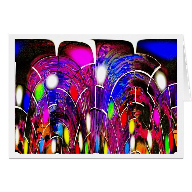 Carte d'art de guérison cristalline (Devant horizontal)