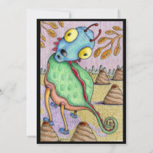 Carte d'art de la créature de Denis Gaston Art