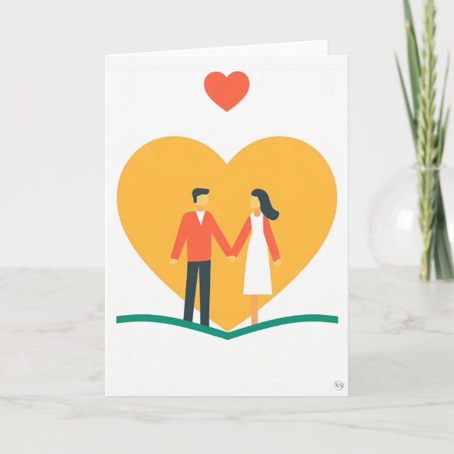 Carte d'art de la Saint-Valentin (Devant)