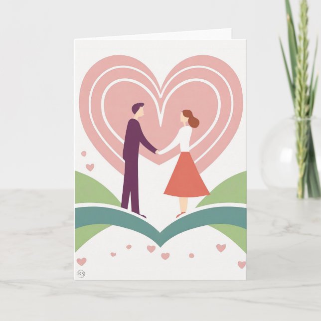 Carte d'art de la Saint-Valentin (Devant)