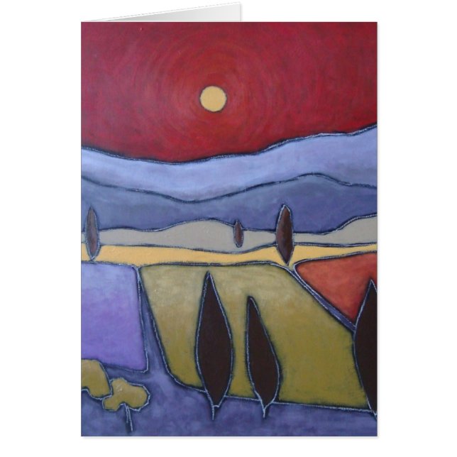 Carte d'art de Mont Ventoux II (Devant)