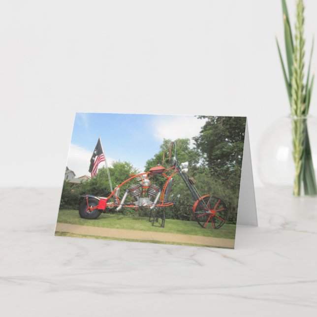 Carte d'art de moto (Devant)