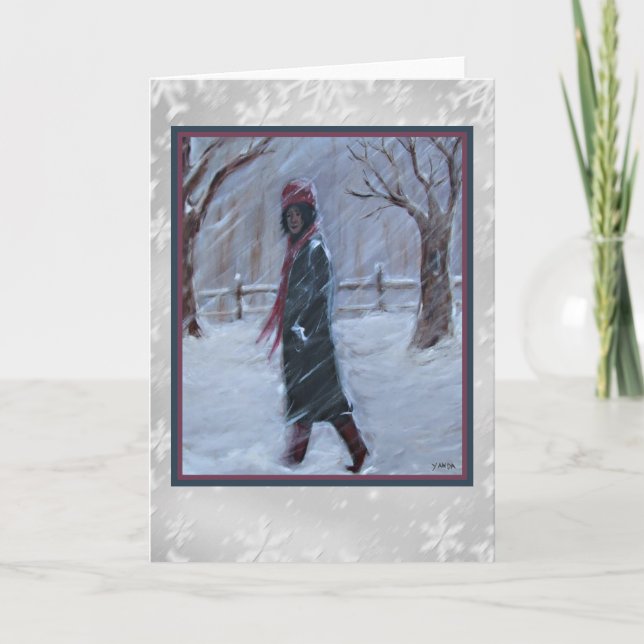 Carte d'art de paix et de solitude (Devant)