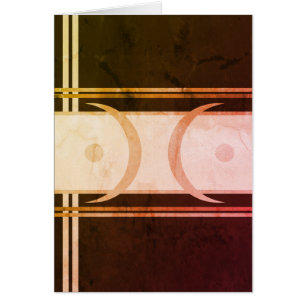 Carte d'art de "rouille"