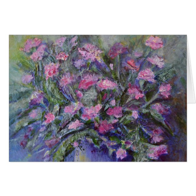 Carte d'art floral (Devant Horizontal)