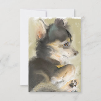 Carte d'art Fluffy Fritter