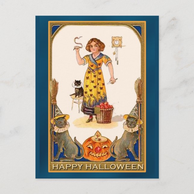 Carte d'art Halloween unique (Devant)