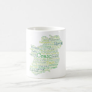 Carte d'art irlandais Slang Word Coffee Mug