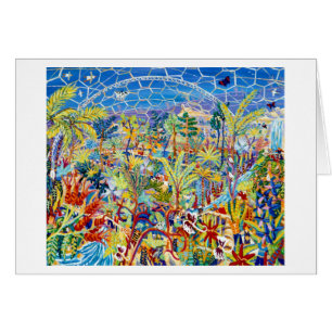 Carte d'art : Jardin d'Éden. Le projet d'Éden, R-U